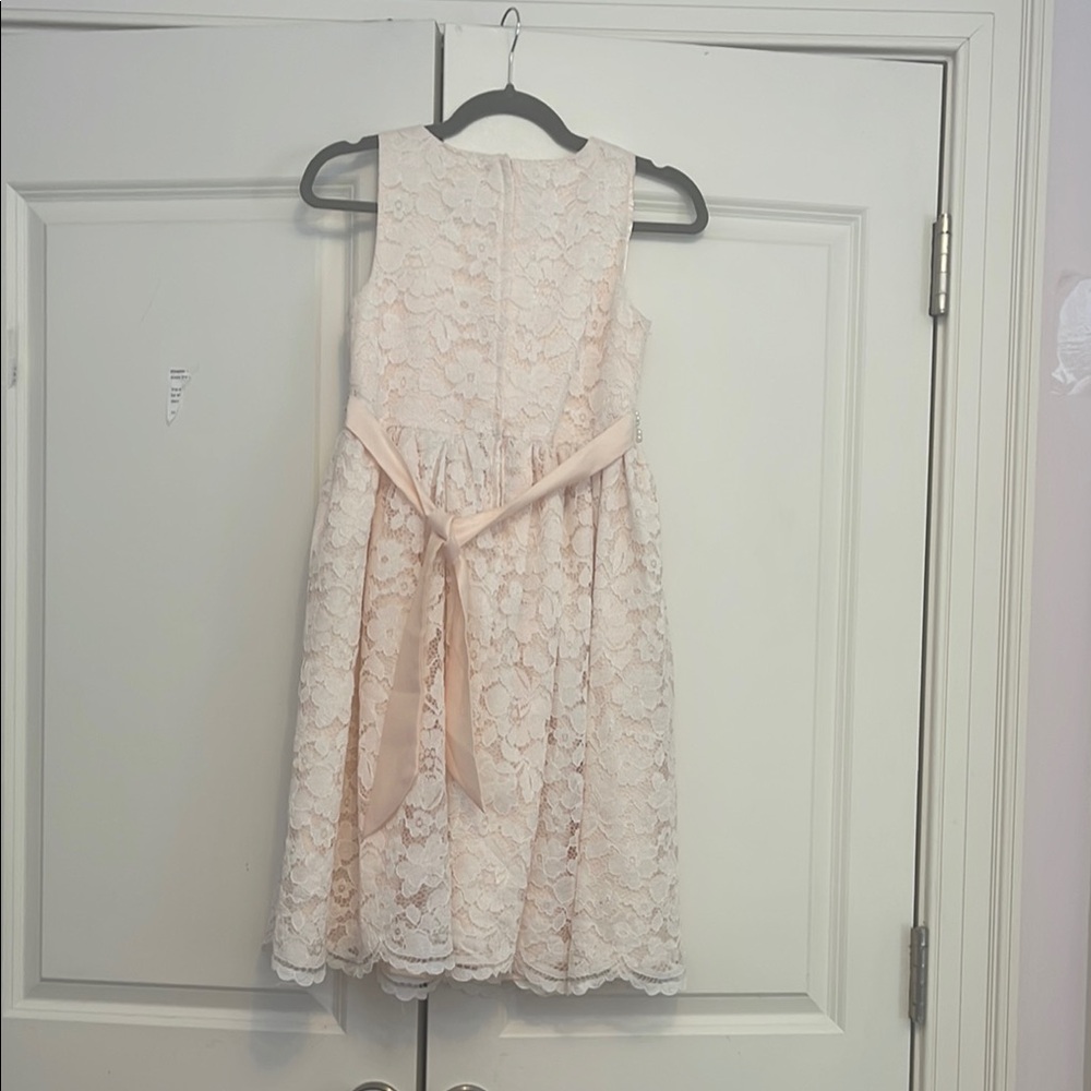 American Princess Pink Sleeveless Scoop Neck Sundress - Picture 4 of 5